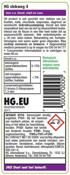 HG Vlekweg 4 - 50ml - Voor Onder Andere Saus En Kruiden -bol winkel 481x1200