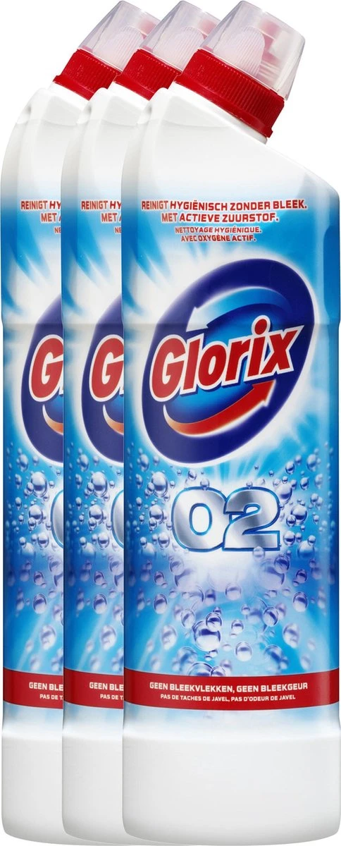 Glorix Bleek O2 - 750 ml - Toiletreiniger - 3 stuks - Voordeelverpakking Glorix Bleek O2 - 750 Ml - Toiletreiniger - 3 Stuks - Voordeelverpakking -bol winkel 484x1200 5