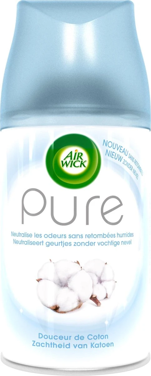 Air Wick Freshmatic Automatische Spray Luchtverfrisser - Pure Zachtheid van Katoen Navulling - 3 Stuks - Voordeelverpakking Air Wick Freshmatic Automatische Spray Luchtverfrisser - Pure Zachtheid Van Katoen Navulling - 3 Stuks - Voordeelverpakking -bol winkel 484x1200 7