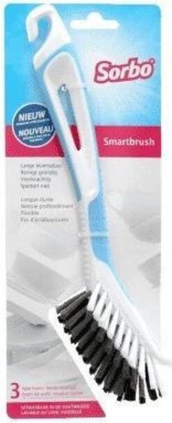 Set Van 2 Sorbo Smartbrush Afwasborstels Blauw/wit - Afwassen Afwasborstel - Huishoudelijke Keukenaccessoires 2 Set Van 2 Sorbo Smartbrush Afwasborstels Blauw/wit - Afwassen Afwasborstel - Huishoudelijke Keukenaccessoires -bol winkel 490x1200