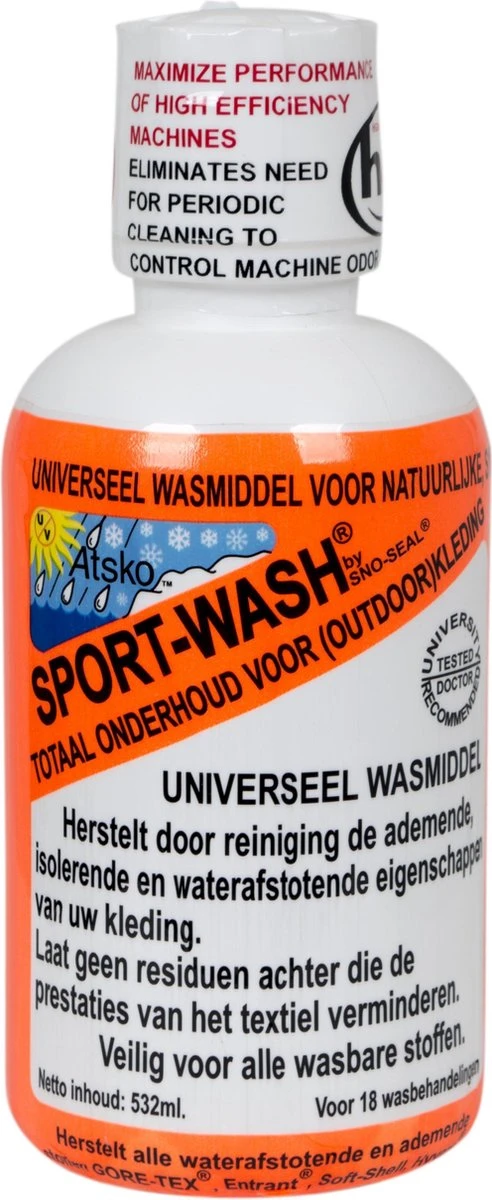 Atsko - Wasmiddel - Sport-Wash - Universeel - 500 ml Atsko - Wasmiddel - Sport-Wash - Universeel - 500 Ml -bol winkel