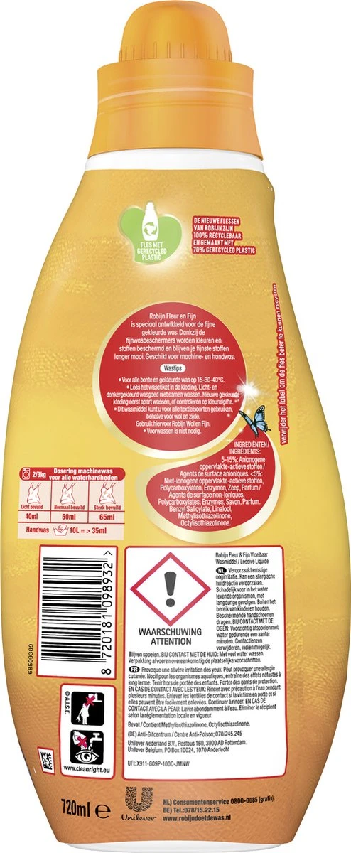 Robijn Specials Fleur & Fijn Vloeibaar Wasmiddel - 6 x 18 wasbeurten - Voordeelverpakking Robijn Specials Fleur & Fijn Vloeibaar Wasmiddel - 6 X 18 Wasbeurten - Voordeelverpakking -bol winkel 494x1200 1
