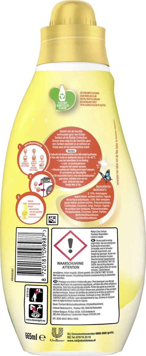 Robijn Perfect Match Zwitsal Wasmiddel en Wasverzachter Pakket - 5 stuks - Voordeelverpakking Robijn Perfect Match Zwitsal Wasmiddel En Wasverzachter Pakket - 5 Stuks - Voordeelverpakking -bol winkel 494x1200 5