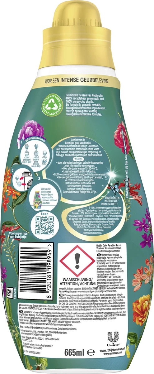 Robijn Klein & Krachtig Collections Color Paradise Secret Vloeibaar Wasmiddel - 6 x 19 wasbeurten - Voordeelverpakking Robijn Klein & Krachtig Collections Color Paradise Secret Vloeibaar Wasmiddel - 6 X 19 Wasbeurten - Voordeelverpakking -bol winkel 495x1200 3