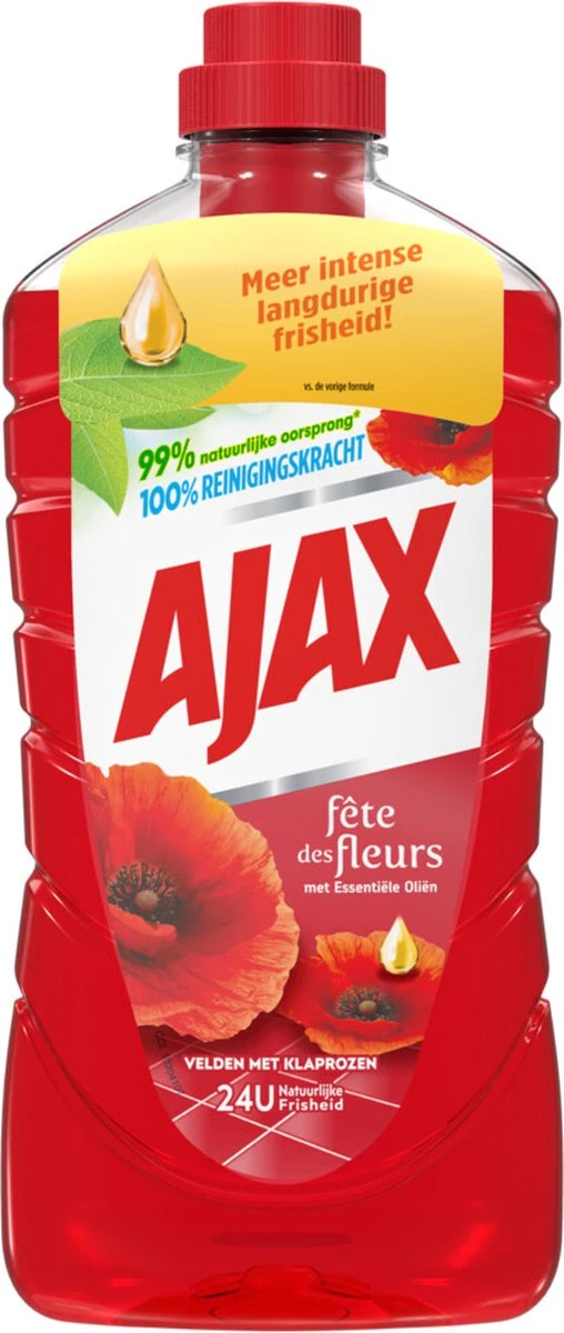 Ajax Allesreiniger Fete de Fleur Rode bloemen 1 liter Ajax® Ajax Allesreiniger Fete De Fleur Rode Bloemen 1 Liter -bol winkel 508x1200 2