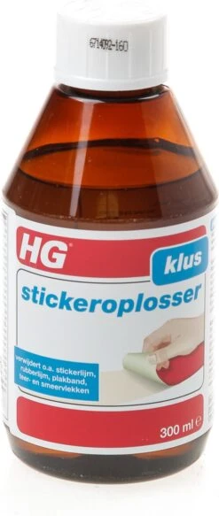 HG Stickerverwijderaar - 300ml - Eenvoudig In Gebruik - 100% Lijmrestenverwijdering -bol winkel 508x1200 3