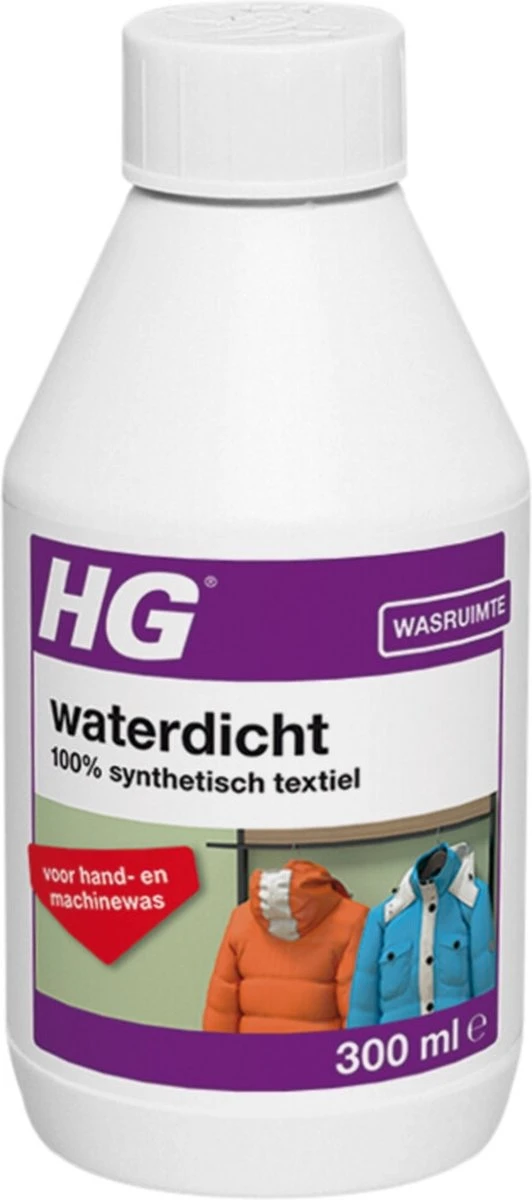 HG waterdicht 100% synthetisch textiel - 300 ml - water- en vuilafstotend - handwas en wasmachine HG Waterdicht 100% Synthetisch Textiel - 300 Ml - Water- En Vuilafstotend - Handwas En Wasmachine -bol winkel