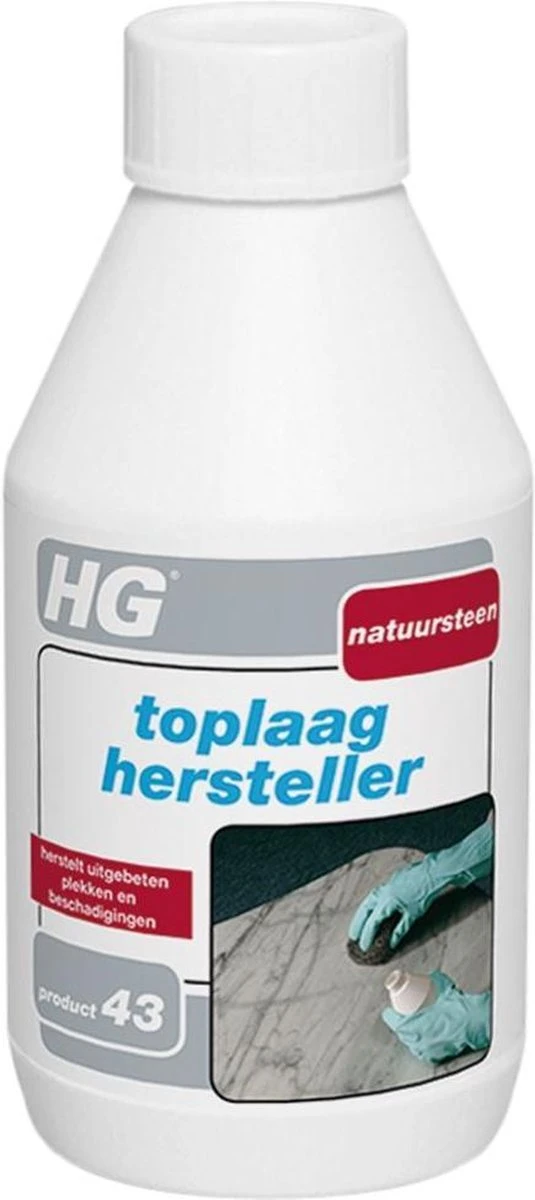 HG natuursteen toplaag hersteller - 250 ml - herstelt beschadigingen - voor marmer en alle andere kalkhoudende natuursteensoort HG Natuursteen Toplaag Hersteller - 250 Ml - Herstelt Beschadigingen - Voor Marmer En Alle Andere Kalkhoudende Natuursteensoort -bol winkel