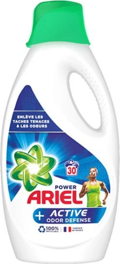 Ariel Power Active Odor Defense Vloeibaar Wasmiddel - 4 X 1.65 L (120 Wasbeurten) -bol winkel 549x1200