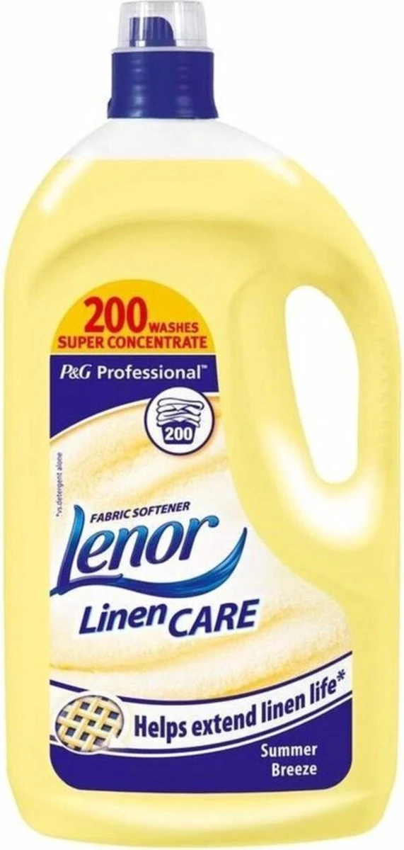 Lenor - Wasverzachter Professional Linen Care - Ultra Zomerfris - 4 liter - 200 wasbeurten Lenor - Wasverzachter Professional Linen Care - Ultra Zomerfris - 4 Liter - 200 Wasbeurten -bol winkel 571x1200 1