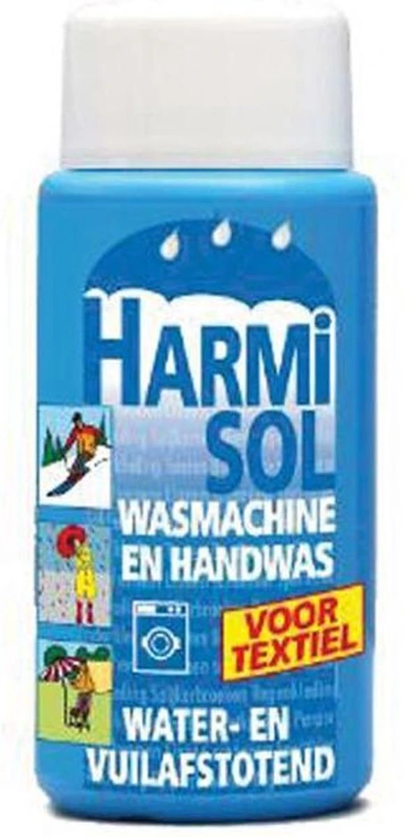 Harmisol Waterdicht Wasmachine en Handwas - 200 ml - Textielbehandelaar Harmisol Waterdicht Wasmachine En Handwas - 200 Ml - Textielbehandelaar -bol winkel