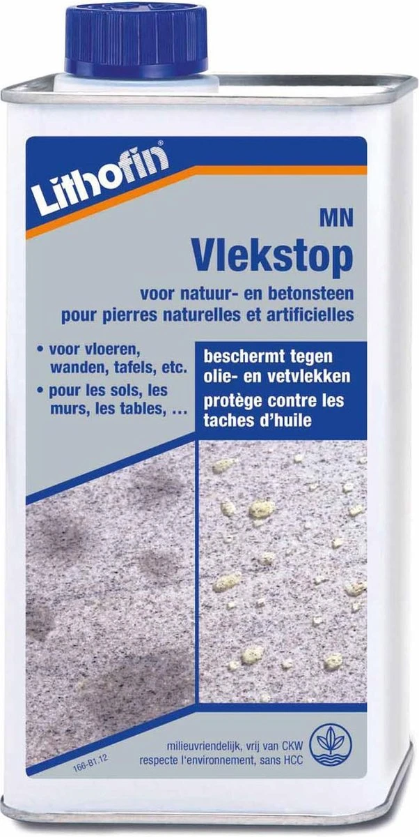 Lithofin MN Vlekstop - Natuursteen impregneer vlekwerend - 250 ml Lithofin MN Vlekstop - Natuursteen Impregneer Vlekwerend - 250 Ml -bol winkel