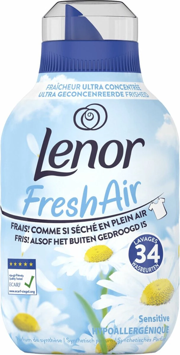 Lenor Fresh Air Sensitive - Wasverzachter - 6 x 34 Wasbeurten Voordeelverpakking Lenor Fresh Air Sensitive - Wasverzachter - 6 X 34 Wasbeurten Voordeelverpakking -bol winkel 608x1200 1