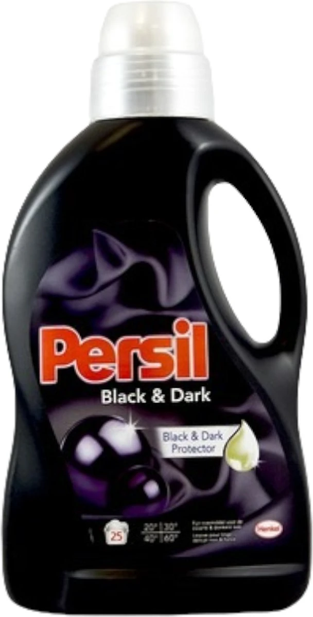 Persil Black & Dark Vloeibaar Wasmiddel - 4 x 1.5 l (100 wasbeurten) - Voordeelverpakking Persil® Persil Black & Dark Vloeibaar Wasmiddel - 4 X 1.5 L (100 Wasbeurten) - Voordeelverpakking -bol winkel
