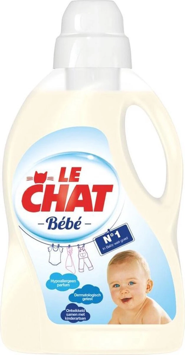 Le Chat Baby Gel - Vloeibaar Wasmiddel - 30 wasbeurten Le Chat Baby Gel - Vloeibaar Wasmiddel - 30 Wasbeurten -bol winkel 627x1200 1