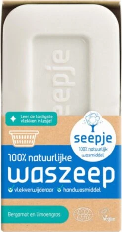 Seepje - Vast Wasmiddel - Waszeep/Vlekverwijderaar - Bergamot En Limoengras -bol winkel 630x1200