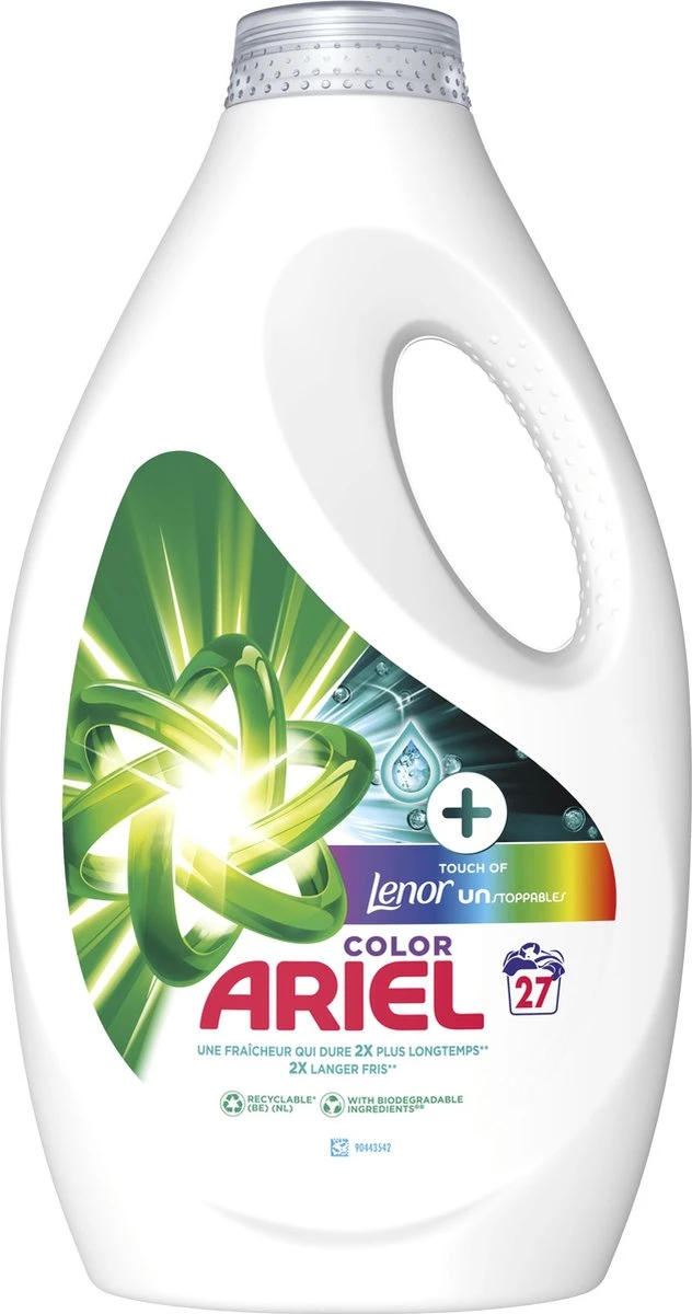 Ariel Vloeibaar Wasmiddel + Touch Van Lenor Unstoppables - 5 x 27 Wasbeurten - Voordeelverpakking Ariel Vloeibaar Wasmiddel + Touch Van Lenor Unstoppables - 5 X 27 Wasbeurten - Voordeelverpakking -bol winkel 632x1200 3