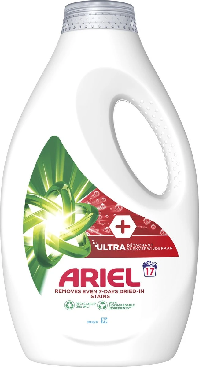 Ariel Vloeibaar Wasmiddel + Ultra Vlekverwijderaar - 4 x 17 Wasbeurten - Voordeelverpakking Ariel Vloeibaar Wasmiddel + Ultra Vlekverwijderaar - 4 X 17 Wasbeurten - Voordeelverpakking -bol winkel 651x1200 1