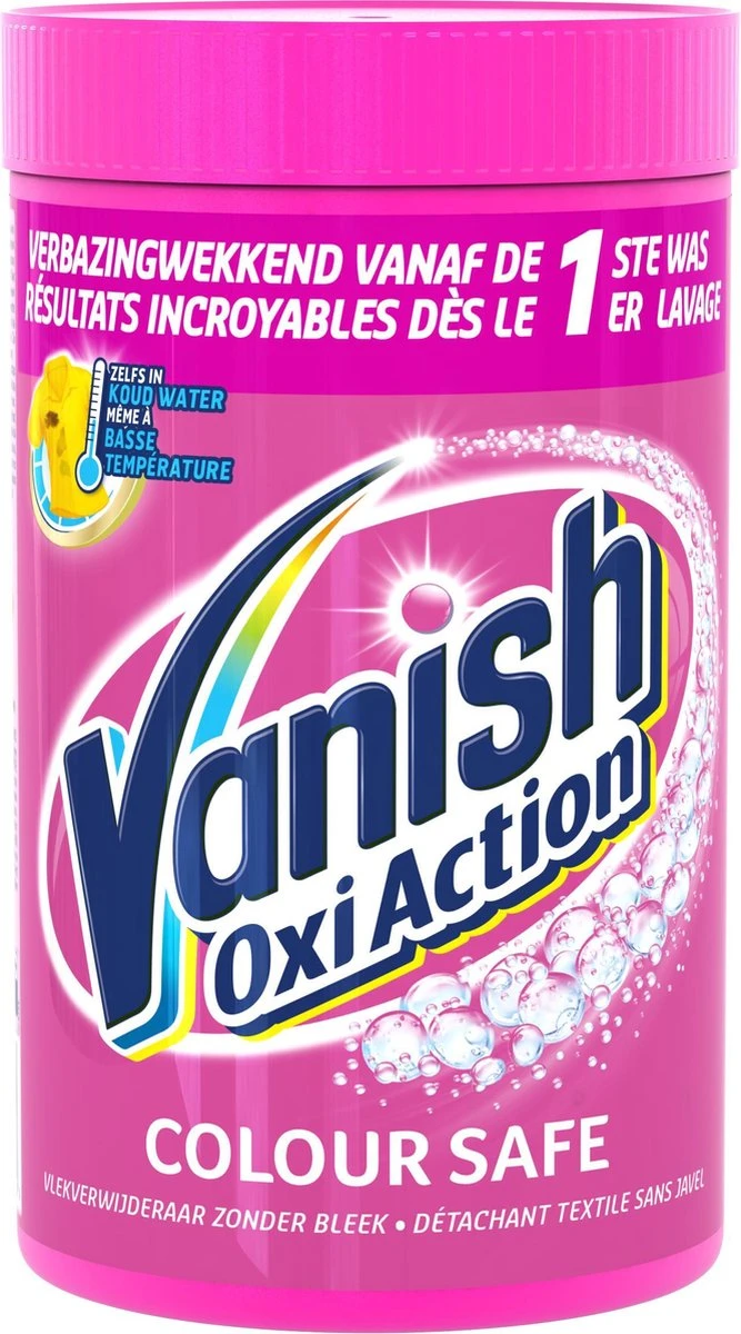 Vanish Oxi Action Colour Safe Base Poeder - Voor Witte en Gekleurde Was - 1,5kg x3 Vanish Oxi Action Colour Safe Base Poeder - Voor Witte En Gekleurde Was - 1,5kg X3 -bol winkel