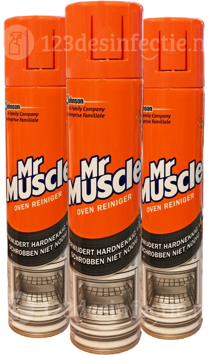 Mr Muscle Ovenreiniger Spray - 3 x 300 ml - Voordeelverpakking Mr Muscle Ovenreiniger Spray - 3 X 300 Ml - Voordeelverpakking -bol winkel