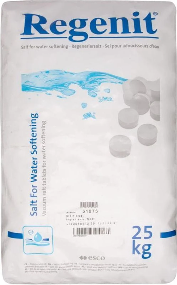 2 zakken regeneratiezout - Ontkalkingsmiddel - 25kg per zak - Waterontharder Regent 2 Zakken Regeneratiezout - Ontkalkingsmiddel - 25kg Per Zak - Waterontharder -bol winkel 746x1200 3