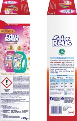 Color Reus Waspoeder Wasmiddel - Voordeelverpakking - 90 Wasbeurten -bol winkel 764x1200