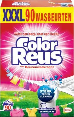 Color Reus Waspoeder Wasmiddel - Voordeelverpakking - 90 Wasbeurten -bol winkel 765x1200
