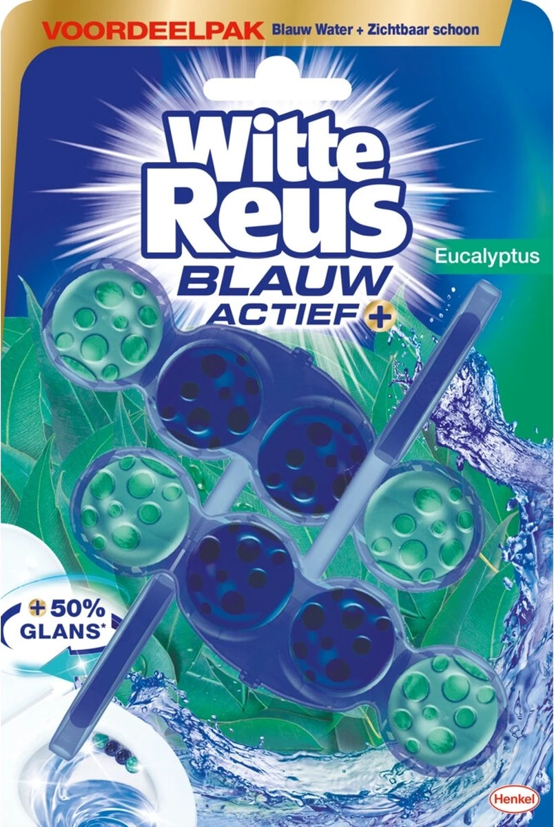 Witte Reus Blauw Actief Toiletblok - Eucalyptus - WC Blokjes Voordeelverpakking - 20 stuks Witte Reus Blauw Actief Toiletblok - Eucalyptus - WC Blokjes Voordeelverpakking - 20 Stuks -bol winkel 804x1200 3