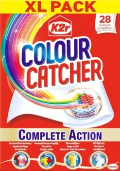 Dagelijkse Benodigdheden Winkel 24 K2r Colour Catcher - Anti Kleurdoorloopdoekjes - Kleurbeschermer - 28 Stuks