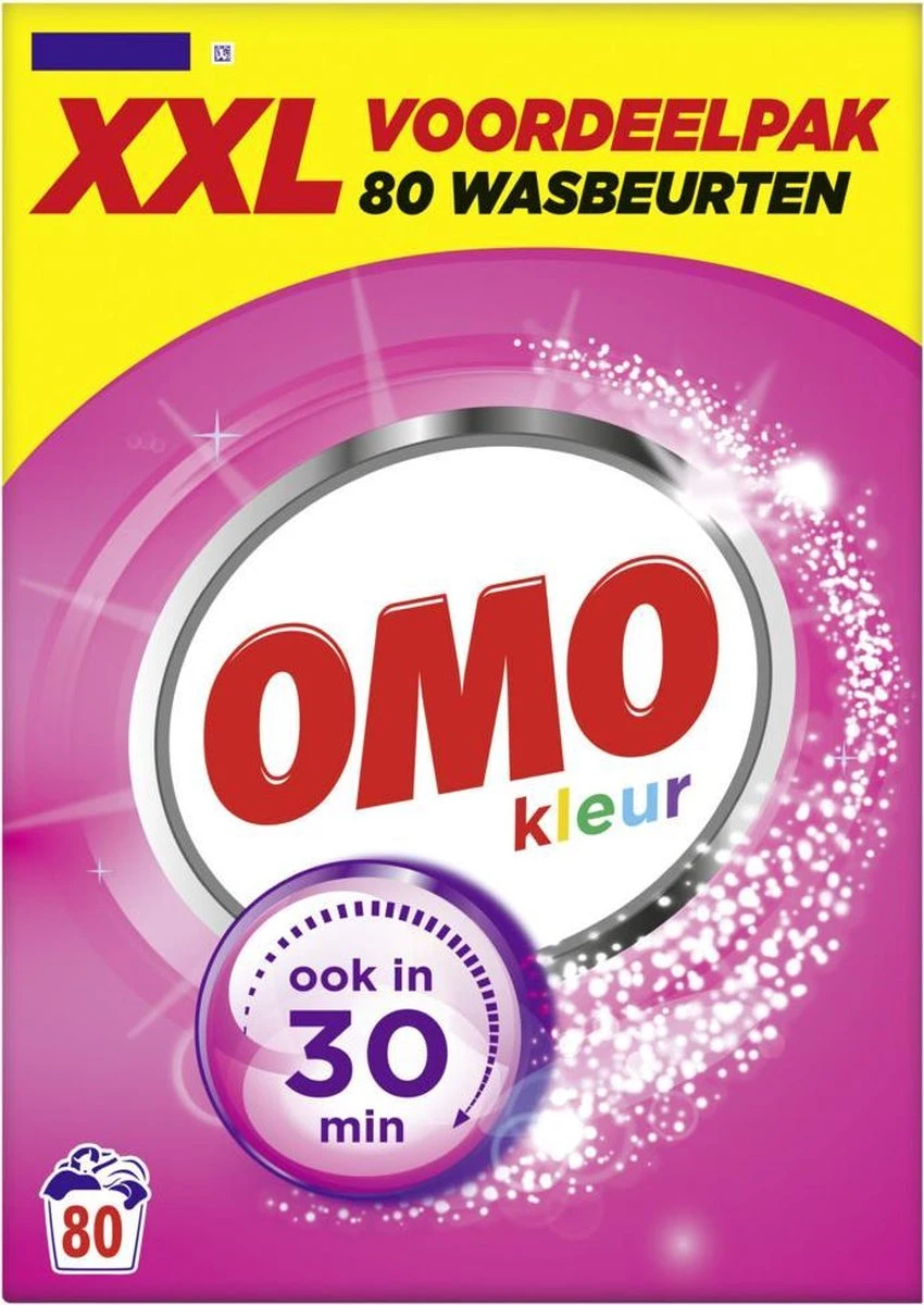 Omo Kleur XXL Waspoeder voor de gekleurde was - 80 wasbeurten Omo Kleur XXL Waspoeder Voor De Gekleurde Was - 80 Wasbeurten -bol winkel