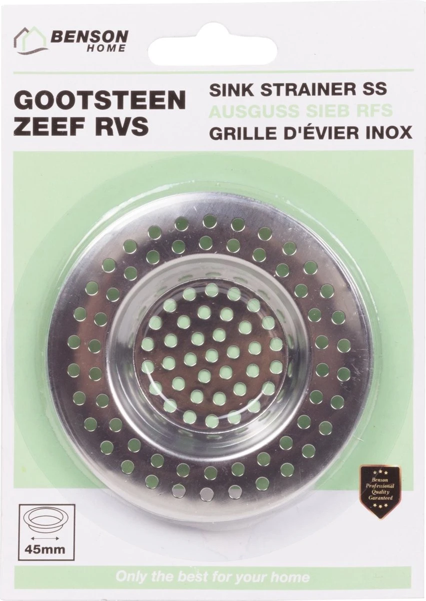 Benson Gootsteenzeef rvs op kaart Benson Gootsteenzeef Rvs Op Kaart -bol winkel 852x1200 2