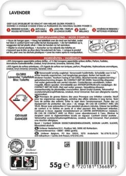 Glorix Power 5 Toiletblokken - Lavendel - 9 Stuks - Voordeelverpakking -bol winkel 860x1200