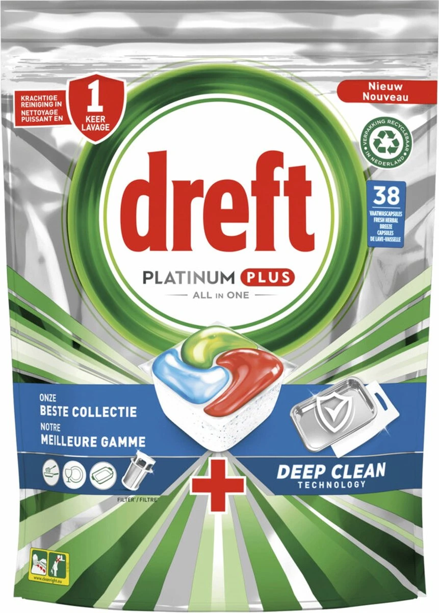 Dreft Platinum Plus All In One Vaatwastabletten Deep Clean 38 stuks Dreft Platinum Plus All In One Vaatwastabletten Deep Clean 38 Stuks -bol winkel 861x1200 1