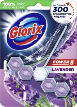 Glorix Power 5 Toiletblokken - Lavendel - 9 Stuks - Voordeelverpakking -bol winkel 861x1200 3
