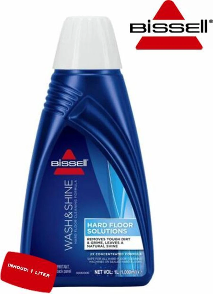 Bissell Harde vloerreiniger Wash & Shine 1 Liter Bissell Harde Vloerreiniger Wash & Shine 1 Liter -bol winkel 870x1200 1