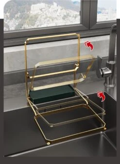 Merkloos Gootsteen Organizer - Gootsteen Afval Netje - Gootsteenontstopper -Gootsteen Zeef Netto- Sink Filter Rack Anti-Blokkeren Wegwerp-Fijne Mesh Filter Aanrecht Zeef Mesh Tas Voor Keuken- Spoelbak - Incl. 50 Netjes -bol winkel 876x1200 1