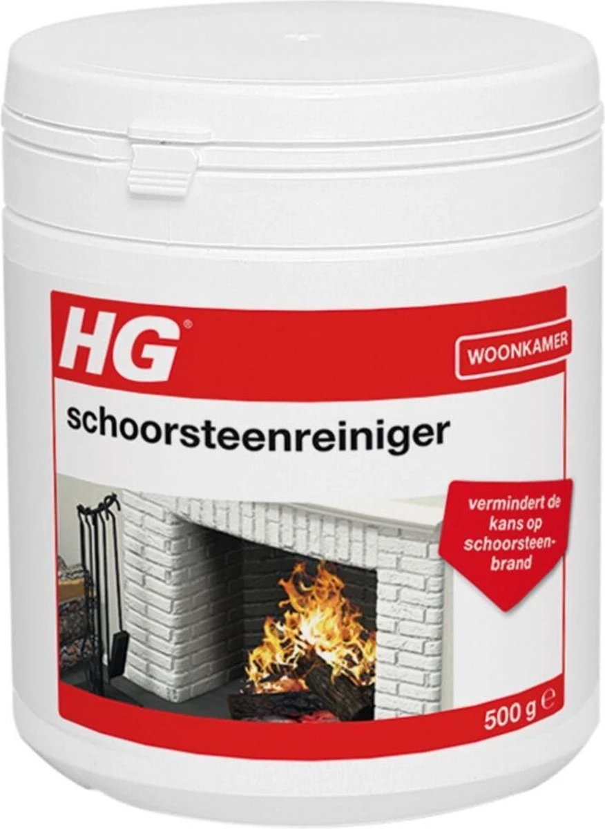 HG schoorsteenreiniger - 500 gr - voor schoorsteenkanaal, open haard en allesbrander HG Schoorsteenreiniger - 500 Gr - Voor Schoorsteenkanaal, Open Haard En Allesbrander -bol winkel 876x1200 2