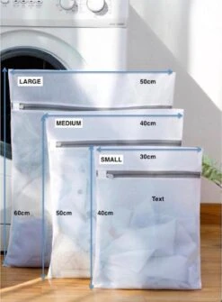 Merkloos Laundry Bag | Waszak | Set Van 4 Waszakken Met Rits | Transparant | Wasnet | Waszakjes | Vakantie Als Kledingsorteerder | Groot Formaat | Laken/schoenen/bh/ondergoed/kleding -bol winkel 886x1200