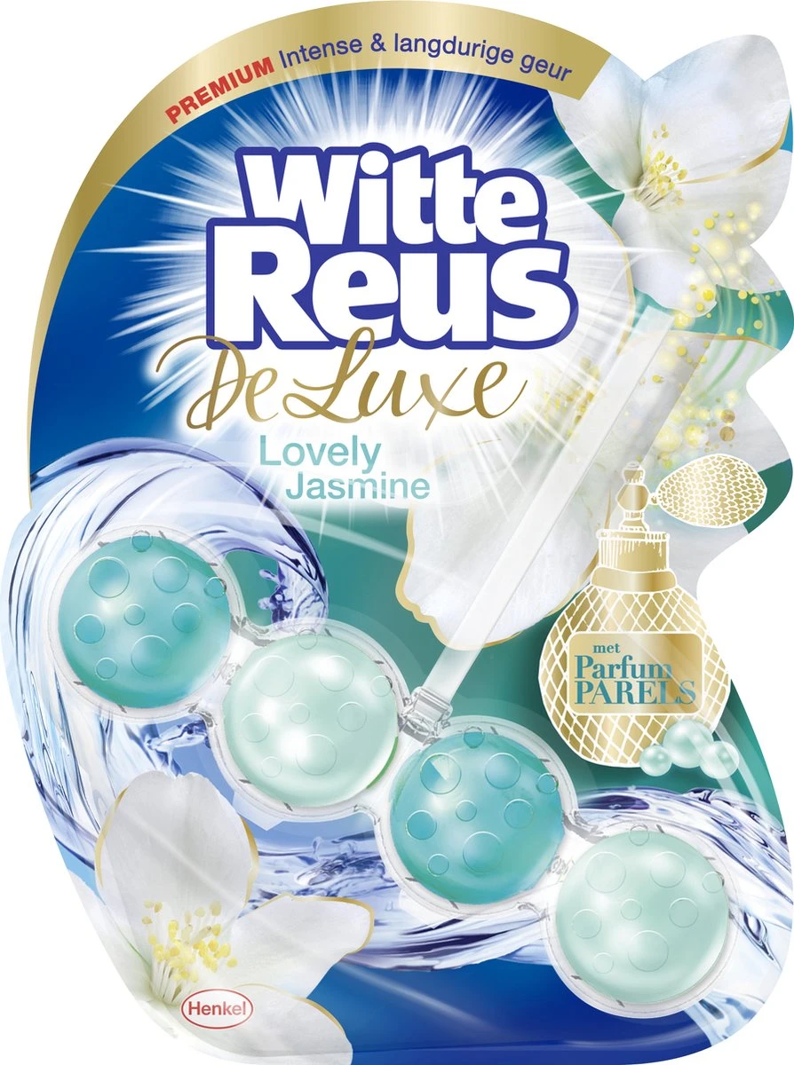 Witte Reus DeLuxe Toiletblok - Lovely Jasmine - WC Blokjes Voordeelverpakking - 10 Stuks Witte Reus DeLuxe Toiletblok - Lovely Jasmine - WC Blokjes Voordeelverpakking - 10 Stuks -bol winkel