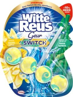 Witte Reus Toiletblok Geur Switch - Lotus Bamboe - WC Blokjes Voordeelverpakking - 10 Stuks -bol winkel 899x1200 10
