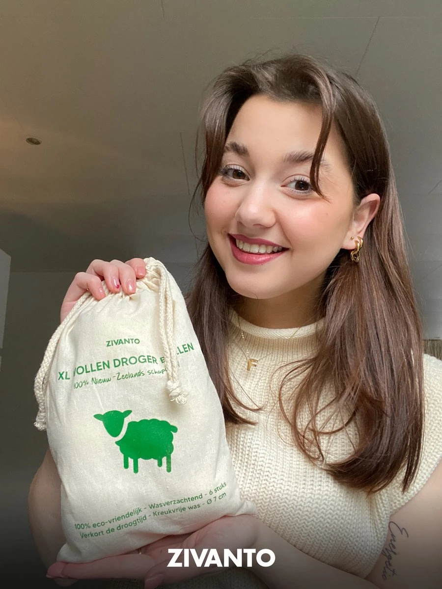 Drogerballen - Droogballen Voor Wasdrogers - Wasdrogerballen, Wasbollen & Wasballen - 100% Diervriendelijk, Duurzaam & Herbruikbaar - Duurzaam Cadeau - Energie Besparen - RWS Wol & Zero Waste - 6 Stuks van Zivanto Drogerballen - Droogballen Voor Wasdrogers - Wasdrogerballen, Wasbollen & Wasballen - 100% Diervriendelijk, Duurzaam & Herbruikbaar - Duurzaam Cadeau - Energie Besparen - RWS Wol & Zero Waste - 6 Stuks Van Zivanto -bol winkel 900x1200 4