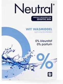 Neutral 0% Wit Parfumvrij Waspoeder - 45 Wasbeurten - Wasmiddel 17 Neutral 0% Wit Parfumvrij Waspoeder - 45 Wasbeurten - Wasmiddel -bol winkel 904x1200
