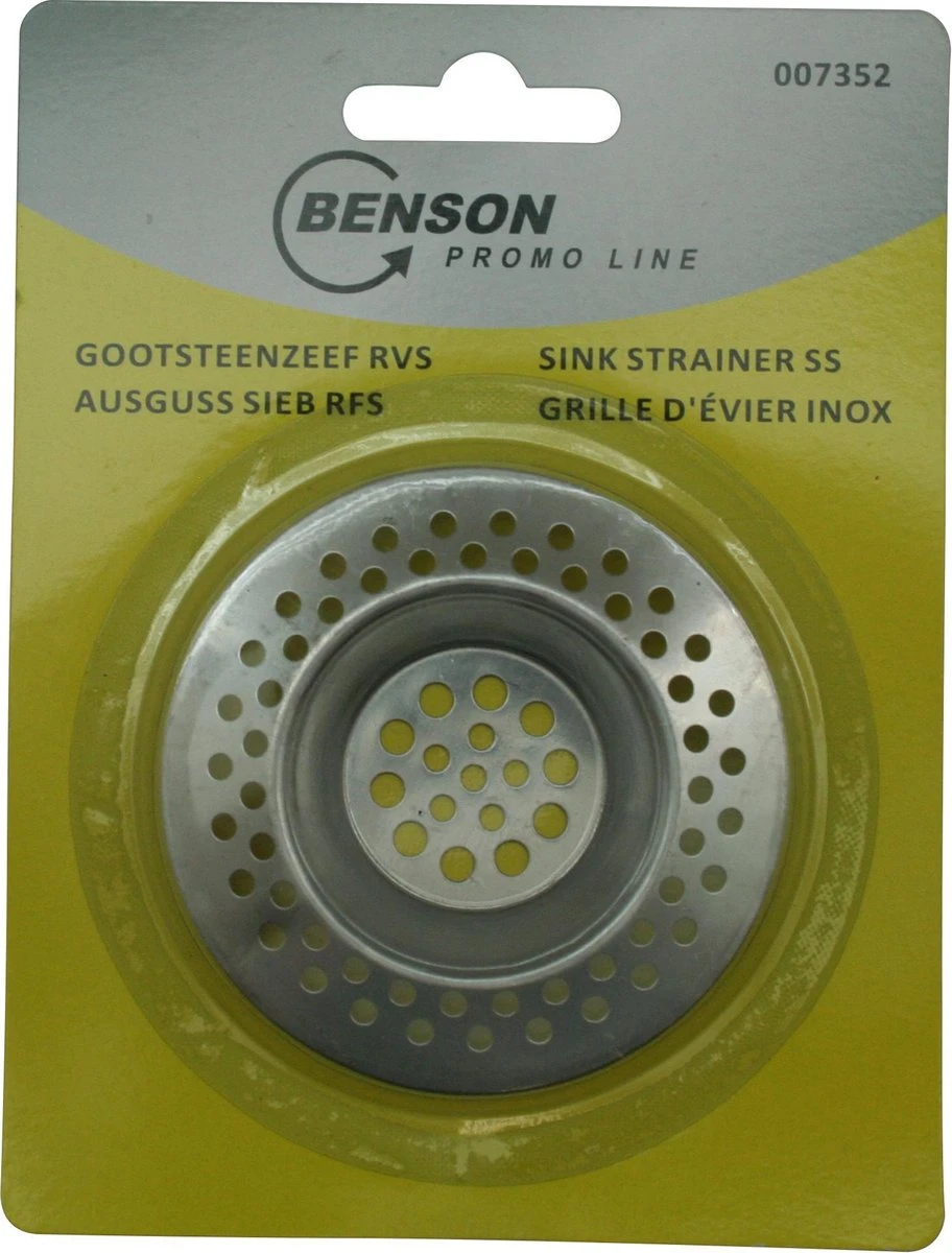 Benson Gootsteenzeef rvs op kaart Benson Gootsteenzeef Rvs Op Kaart -bol winkel 912x1200 1