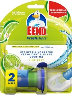 WC Eend Houder Fresh Discs Lime Zest + 3 X 6 Discs Navulling -bol winkel 913x1200 6