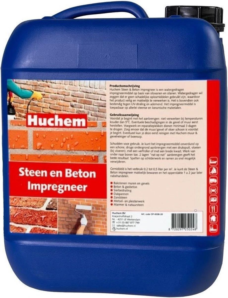 Steen | Beton | Impregneer | Dakpannen | Gevels | 10L | Waterafstotend | Bescherming | 33m2 Steen | Beton | Impregneer | Dakpannen | Gevels | 10L | Waterafstotend | Bescherming | 33m2 -bol winkel