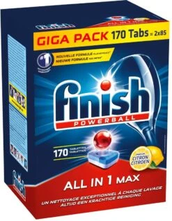 Finish All In 1 Max Citroen - Vaatwastabletten - 170 Tabs - Voordeelpak 2 Finish All In 1 Max Citroen - Vaatwastabletten - 170 Tabs - Voordeelpak -bol winkel 932x1200