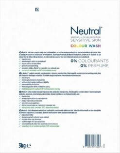 Neutral Waspoeder Kleur - Dermatologisch Getest, Parfumvrij En Hypoallergeen - 4 X 45 Wasbeurten -bol winkel 937x1200