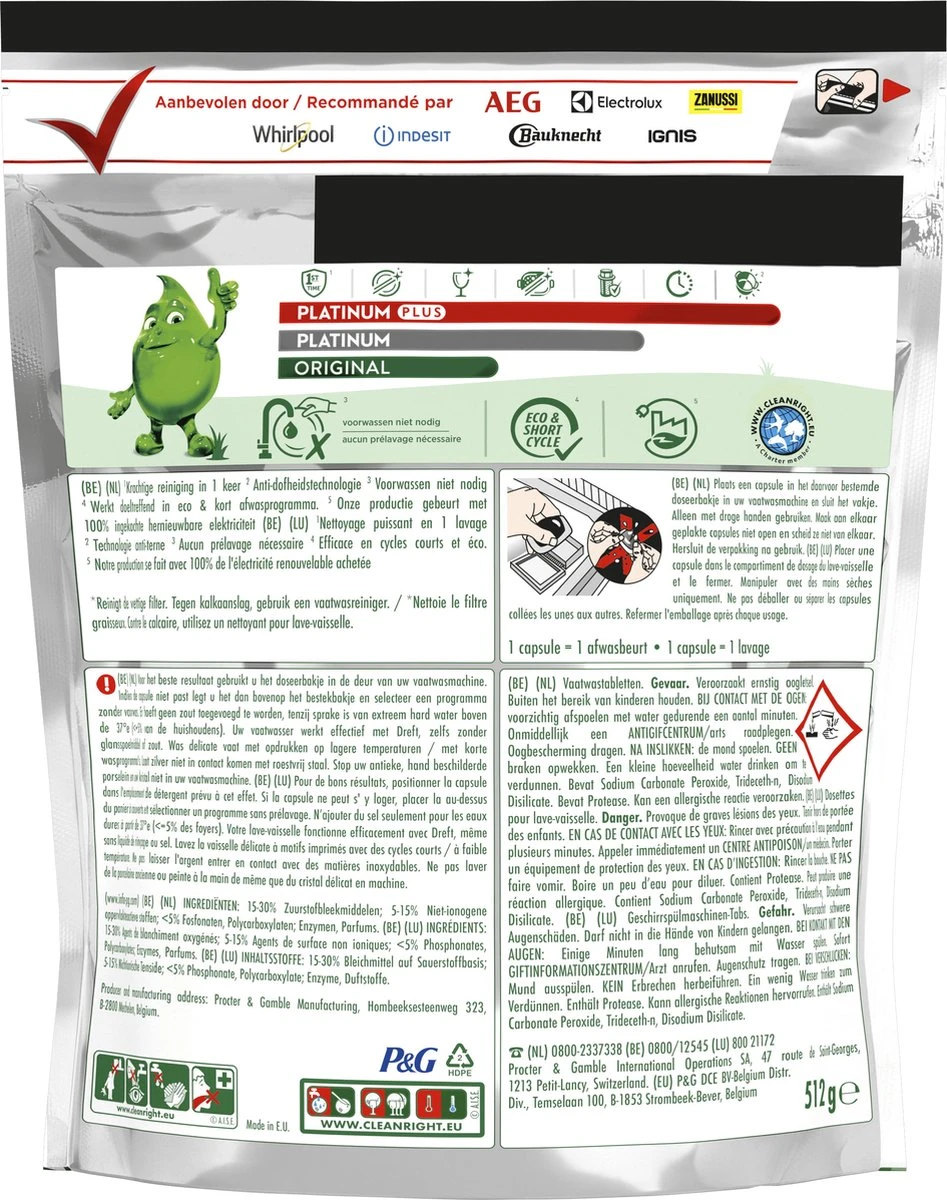 Dreft Platinum Plus All In One Deep Clean - Vaatwastabletten - Voordeelverpakking 4 x 33 stuks Dreft Platinum Plus All In One Deep Clean - Vaatwastabletten - Voordeelverpakking 4 X 33 Stuks -bol winkel 947x1200 2