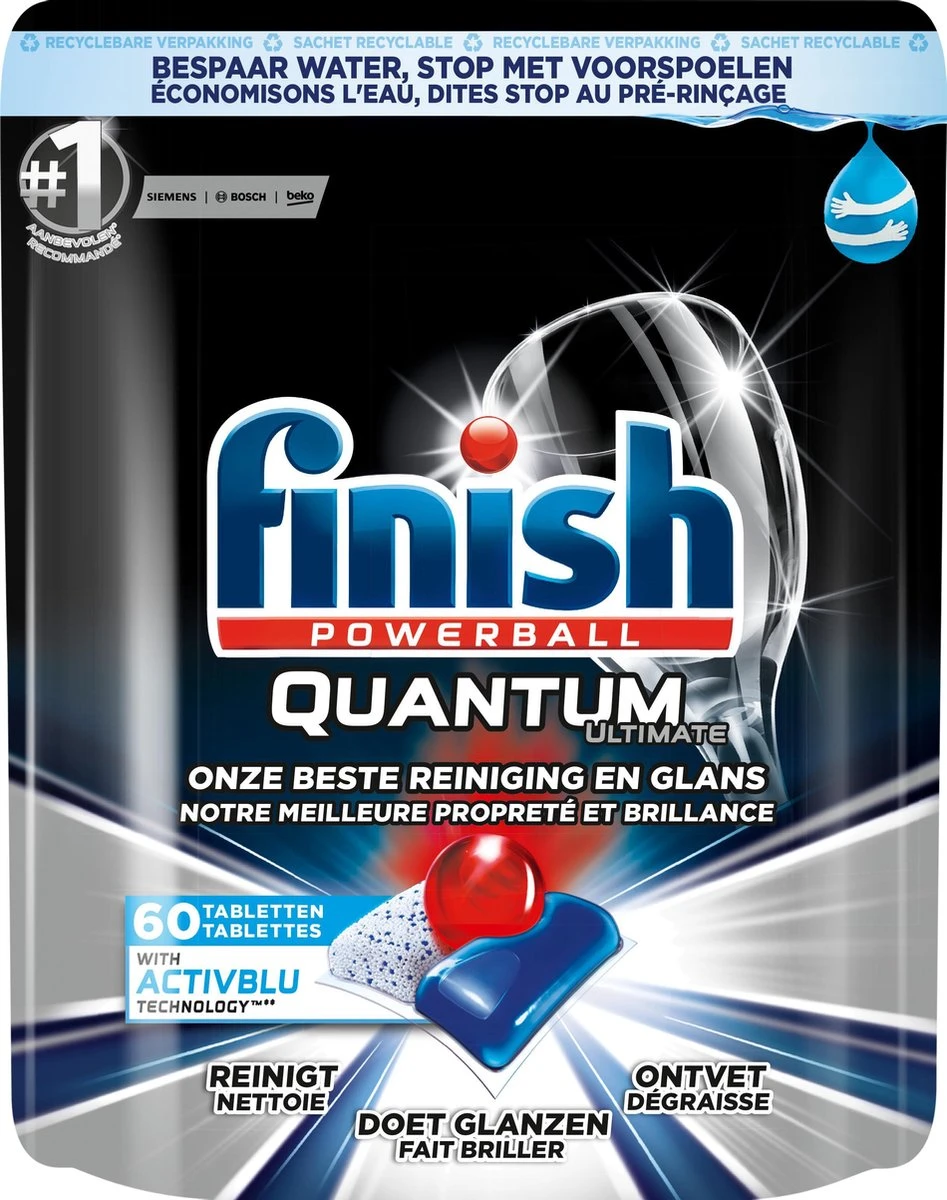 Finish Quantum Ultimate Active Blue Regular Vaatwastabletten - 60 Tabs Finish Quantum Ultimate Active Blue Regular Vaatwastabletten - 60 Tabs -bol winkel 947x1200 5