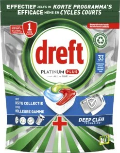 Dreft Platinum Plus All In One Deep Clean - Vaatwastabletten - Voordeelverpakking 4 X 33 Stuks 4 Dreft Platinum Plus All In One Deep Clean - Vaatwastabletten - Voordeelverpakking 4 X 33 Stuks -bol winkel 948x1200 2